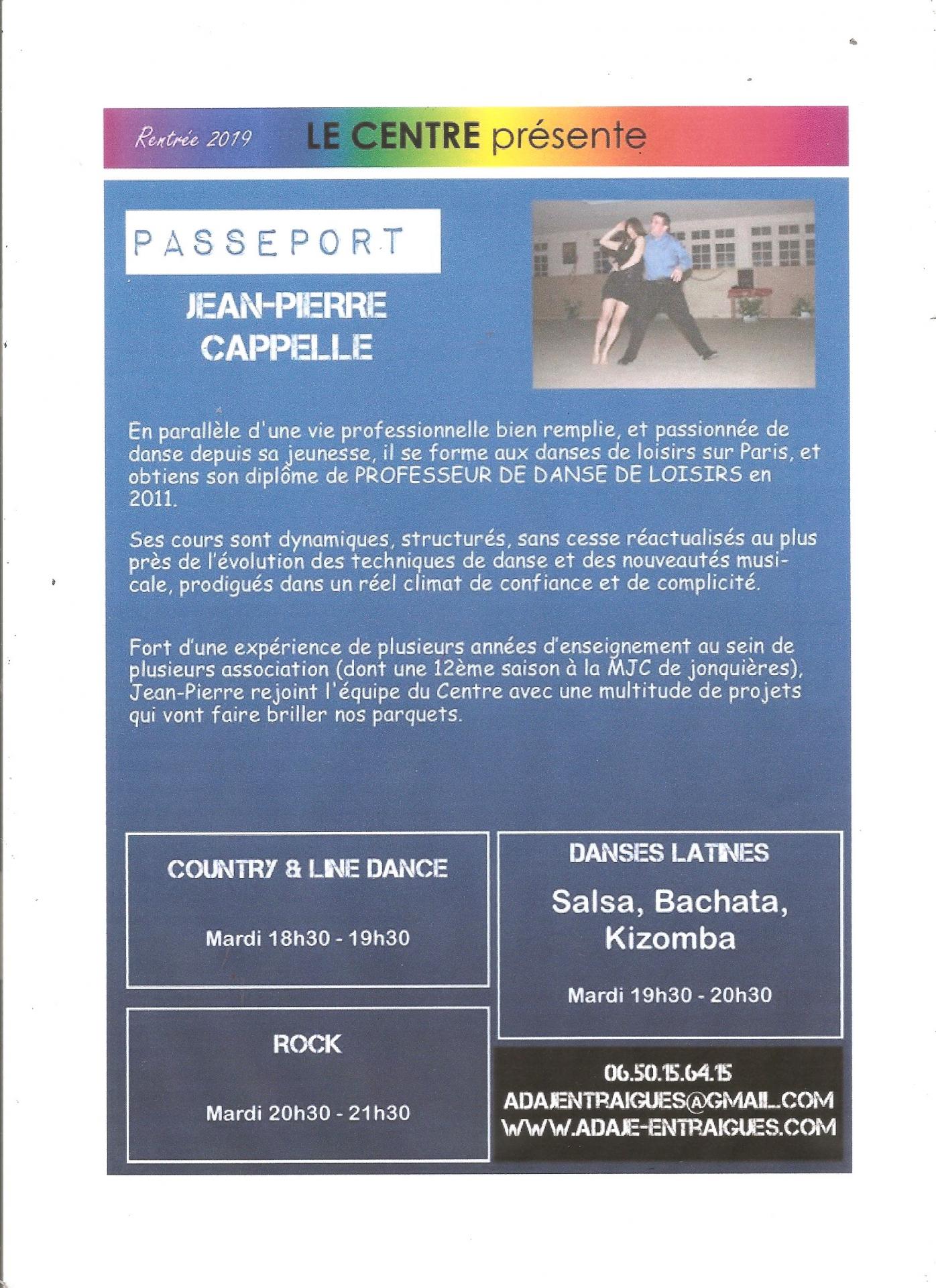 Passeport Jean-Pierre Cappelle